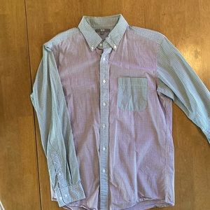 Uniqlo medium button up multi color casual shirt